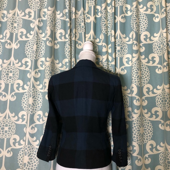 Elizabeth and James Wool Blend Plaid Jacket - Picture 3 of 9